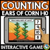 THANKSGIVING MATH ACTIVITY CORN COUNTING TO 10 KINDERGARTE