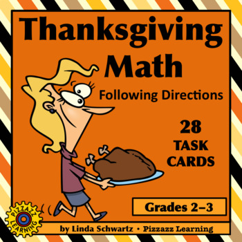 Preview of THANKSGIVING MATH • FOLLOWING DIRECTIONS