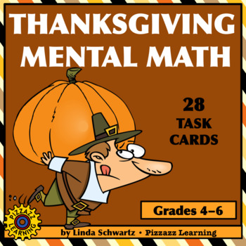 Preview of THANKSGIVING MENTAL MATH