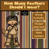 THANKSGIVING: Native American math activity, center and st