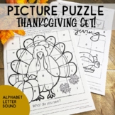 THANKSGIVING PICTURE PUZZLES - ALPHABET