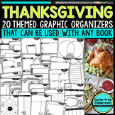 THANKSGIVING READING COMPREHENSION Activities ANY BOOK Wor