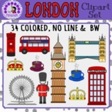 LONDON LANDMARKS CLIPARTS