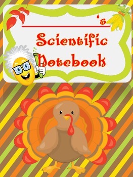 Preview of THANKSGIVING SCIENTIFIC METHOD - Experiment Log Booklet