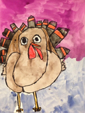 THANKSGIVING TURKEY ART (DRAWING + PAINTING + VIDEO LINK T