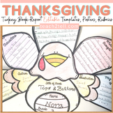 Thanksgiving Bulletin Board Turkey Craft Book Report Thank