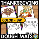 THANKSGIVING VOCABULARY PLAYDOUGH MATS FINE MOTOR SKILLS P