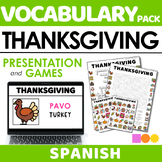 THANKSGIVING Vocabulary Game Pack - Word Search, Crossword