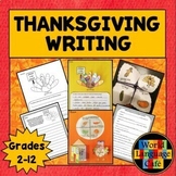 THANKSGIVING WRITING ACTIVITIES ⭐ Thanksgiving Crafts ⭐ In