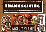 THANKSGIVING - Word Search Game