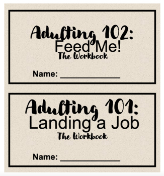 Preview of THE ADULTING SERIES BUNDLE (101 & 102 Only)