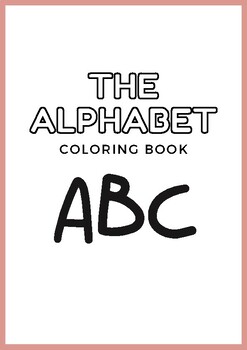 Preview of THE ALPHABAT COLORING BOOK