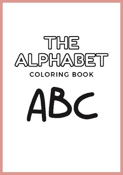 Preview of THE ALPHABET COLORING BOOK