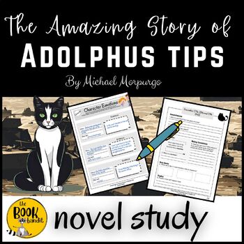 Preview of THE AMAZING STORY OF ADOLPHUS TIPS Novel Study