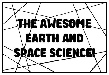 earth and space science clipart