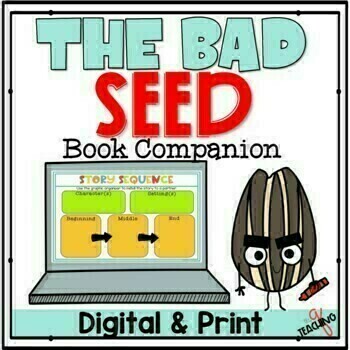 Preview of THE BAD SEED Read Aloud Lessons & Activities for Growth Mind Set 2nd 3rd Grade