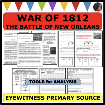 Preview of THE BATTLE OF NEW ORLEANS Eyewitness Account Reading Comprehension