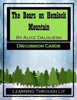 Preview of THE BEARS ON HEMLOCK MOUNTAIN Dalgliesh - Discussion Cards (Answer Key Included)