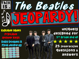 THE BEATLES JEOPARDY! Interactive Gameboard with Questions