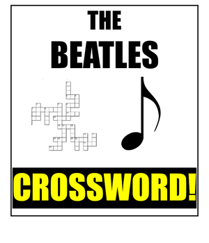 THE BEATLES Song Lyric Crossword Music Distance Learning At Home