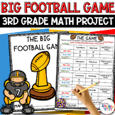 Football Math Activity - 3rd Grade Addition and Subtractio
