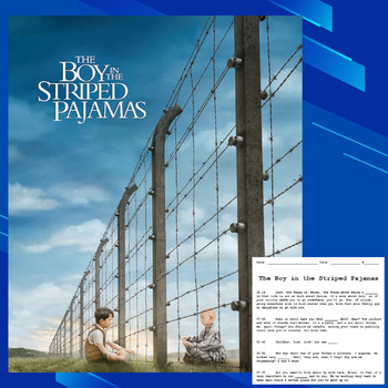 Preview of THE BOY IN THE STRIPED PAJAMAS - Movie Guide Q&A, Storyboard & Writing Frames