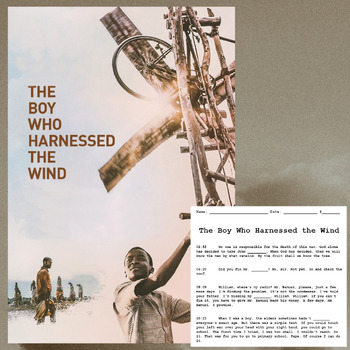Preview of THE BOY WHO HARNESSED THE WIND - Movie Guide Q&A, Storyboard & Writing Frames