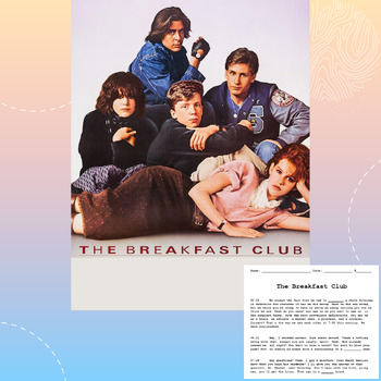 Preview of THE BREAKFAST CLUB - Movie Guide Q&A, Storyboard & Writing Frames