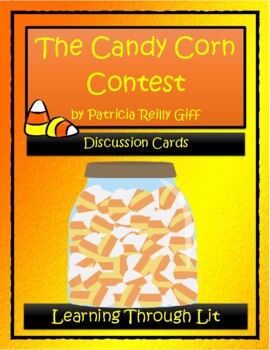 Preview of THE CANDY CORN CONTEST Giff - Discussion Cards (Answer Key Included)