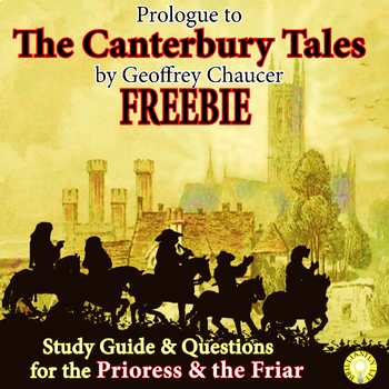 Preview of The Canterbury Tales FREE Study Guide and Questions - The Prioress and Friar
