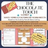 THE CHOCOLATE TOUCH Novel Study/Vocabulary Review