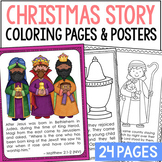 NATIVITY STORY Christmas Coloring Pages and Posters | Bibl