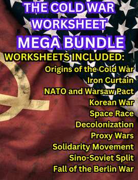 Preview of THE COLD WAR MEGA BUNDLE (10 Worksheets, each with 8+ Pages w/ KEY)