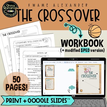 Preview of THE CROSSOVER WORKBOOK: Digital and Print Novel Study