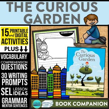 Preview of THE CURIOUS GARDEN activities READING COMPREHENSION - Book Companion read aloud
