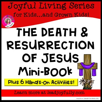 Preview of THE DEATH & RESURRECTION OF JESUS Mini Book with SIX Activities