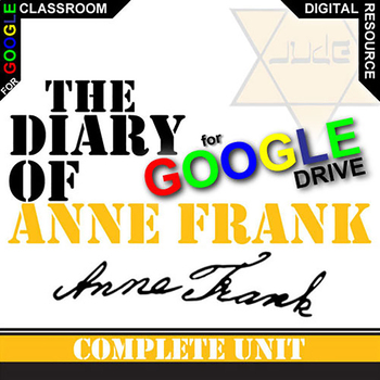 Preview of THE DIARY OF ANNE FRANK Unit Plan Lesson DIGITAL Quiz Memoir Novel Study Guide