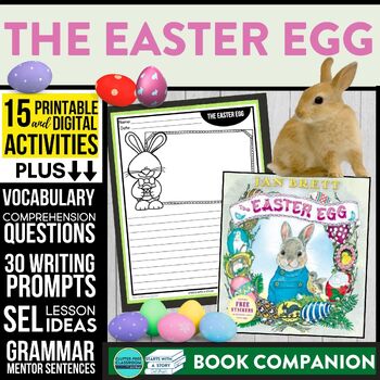 Preview of THE EASTER EGG activities READING COMPREHENSION - Book Companion read aloud