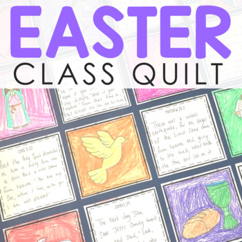 Preview of THE EASTER STORY Craft Activity | Sunday School Lesson | Church Project