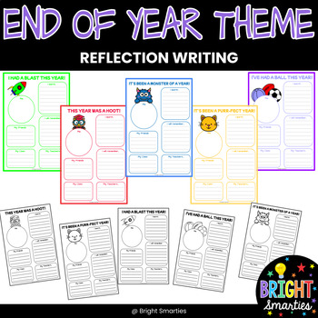 Preview of THE END OF THE YEAR REFLECTION WRITING ACTIVITY