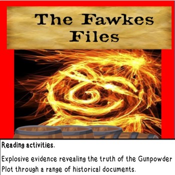 Preview of THE FAWKES FILES - Reading activities: DISTANCE LEARNING