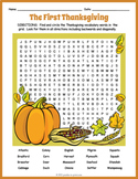 HISTORY OF THE FIRST THANKSGIVING - Fun History Word Searc