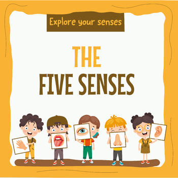 Preview of THE FIVE SENSES: explore your senses with different activities/learn & enjoy
