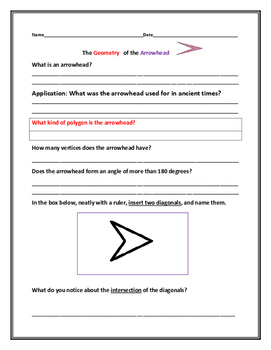 Preview of THE GEOMETRY OF THE ARROWHEAD
