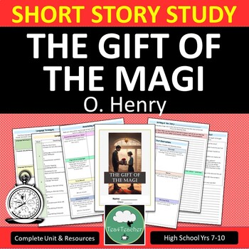 Preview of THE GIFT OF THE MAGI SHORT STORY UNIT Short Story Analysis