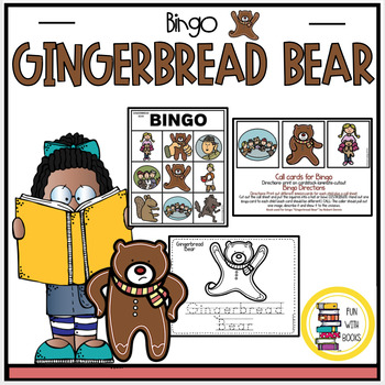 Preview of THE GINGERBREAD BEAR BINGO AND COLOR SHEETS