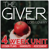 THE GIVER - 4 Week Unit Plan