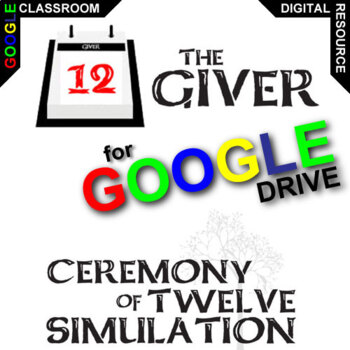 Preview of THE GIVER Ceremony of 12 Activity DIGITAL Lowry Dystopian Jonas