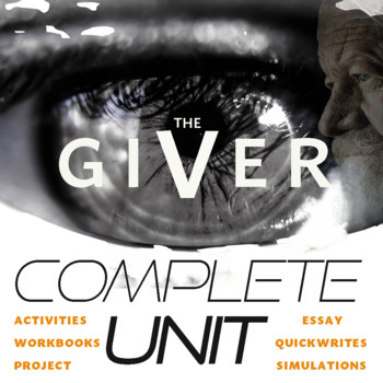 Preview of THE GIVER - Complete Unit Plan Bundle (Lois Lowry)