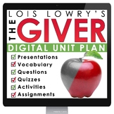 THE GIVER DIGITAL PAPERLESS UNIT PLAN